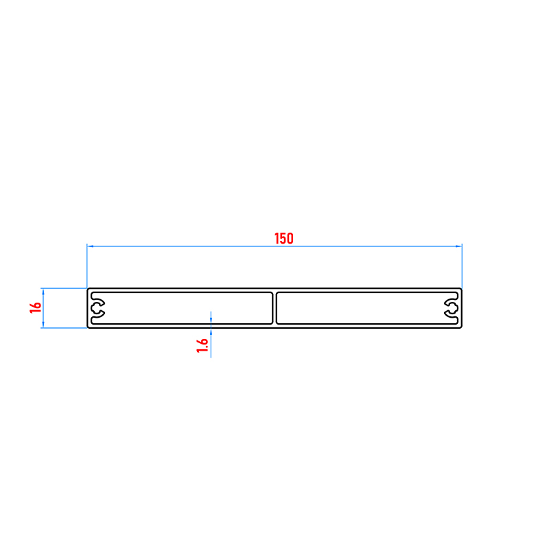 Balkonbretter aus Aluminium 150 mm breit in Holzoptik