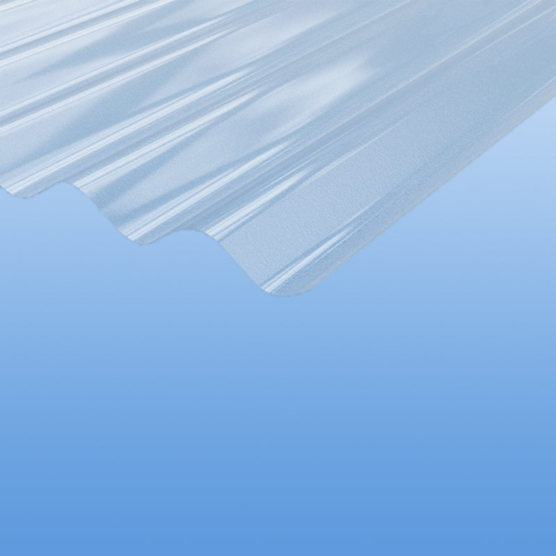 Lichtplatten Acrylglas 76/18 farblos C - Struktur