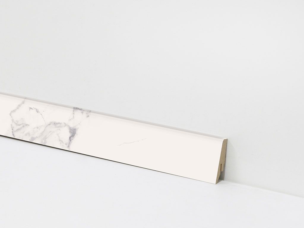 Sockelleiste passend zur Klick-Fliese Agora Marmor - Länge 2400mm