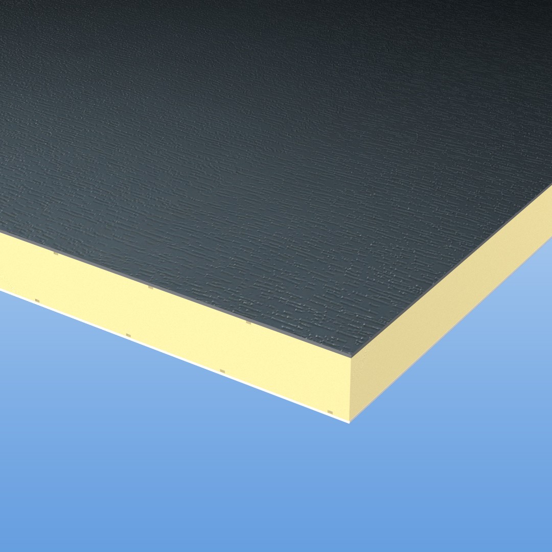 HPL / PVC Sandwichelemente 24mm in anthrazit / weiß