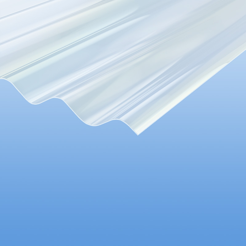 Wellplatten Plexiglas© Heatstop WP 76/18 Cool Blue WZ006 glatt