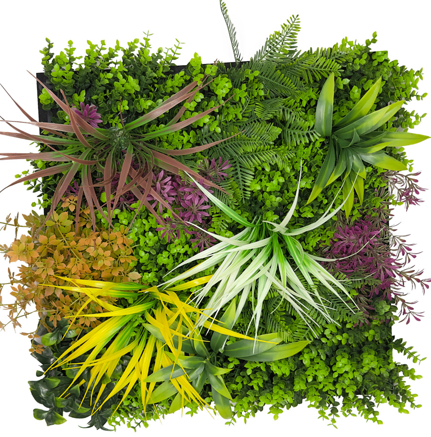 Design Flora Wandpaneel | Modular Wall von Jangal | Botanic Garden Mixed Flora | 520 x 520mm