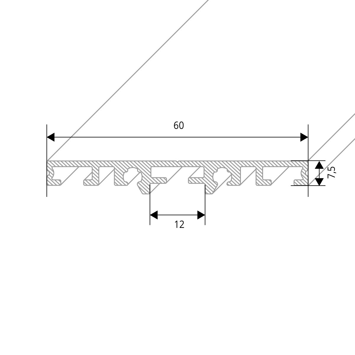 Verbinder incl. Lippendichtung und Schrauben "RX-Line" - Zeichnungen