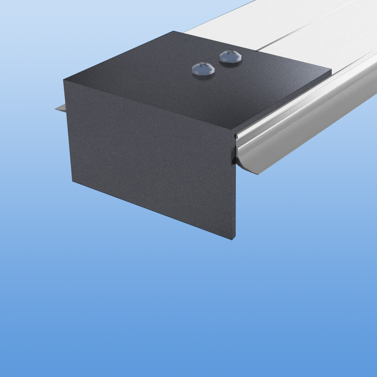 Glashaltewinkel für 8mm Glas / VSG