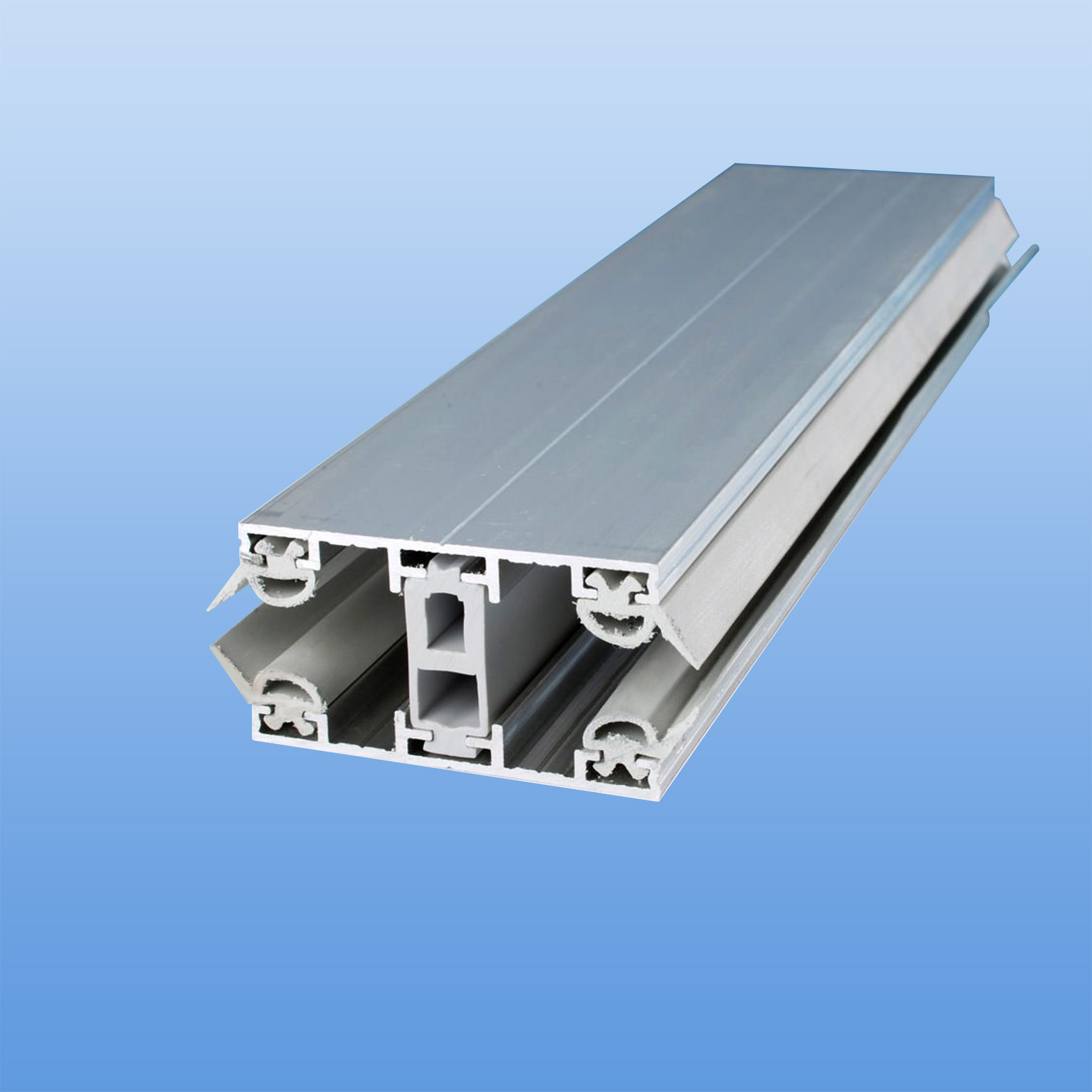 Verlegeprofil thermisch getrennt für 32mm Stegplatten (Verbindungsprofil) - 80mm