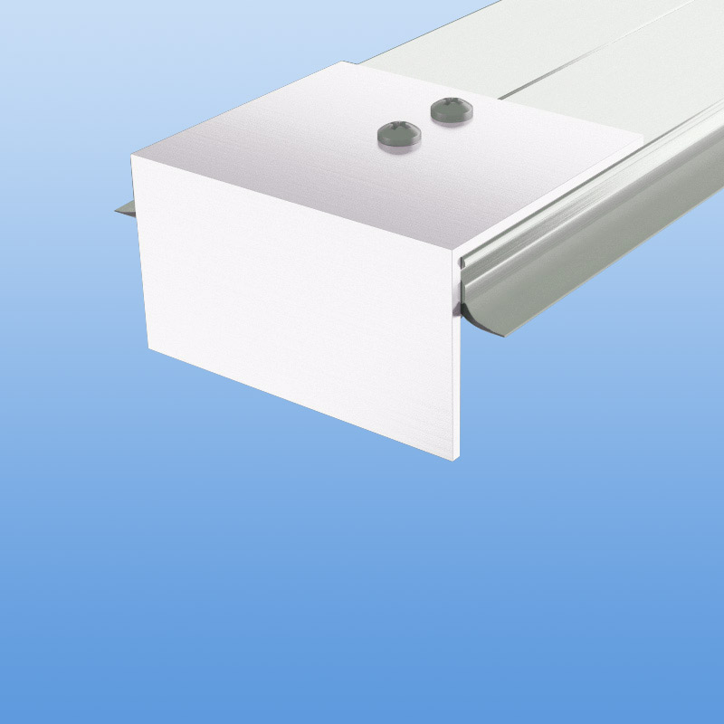 Glashaltewinkel für 12mm Glas / VSG in Weiß