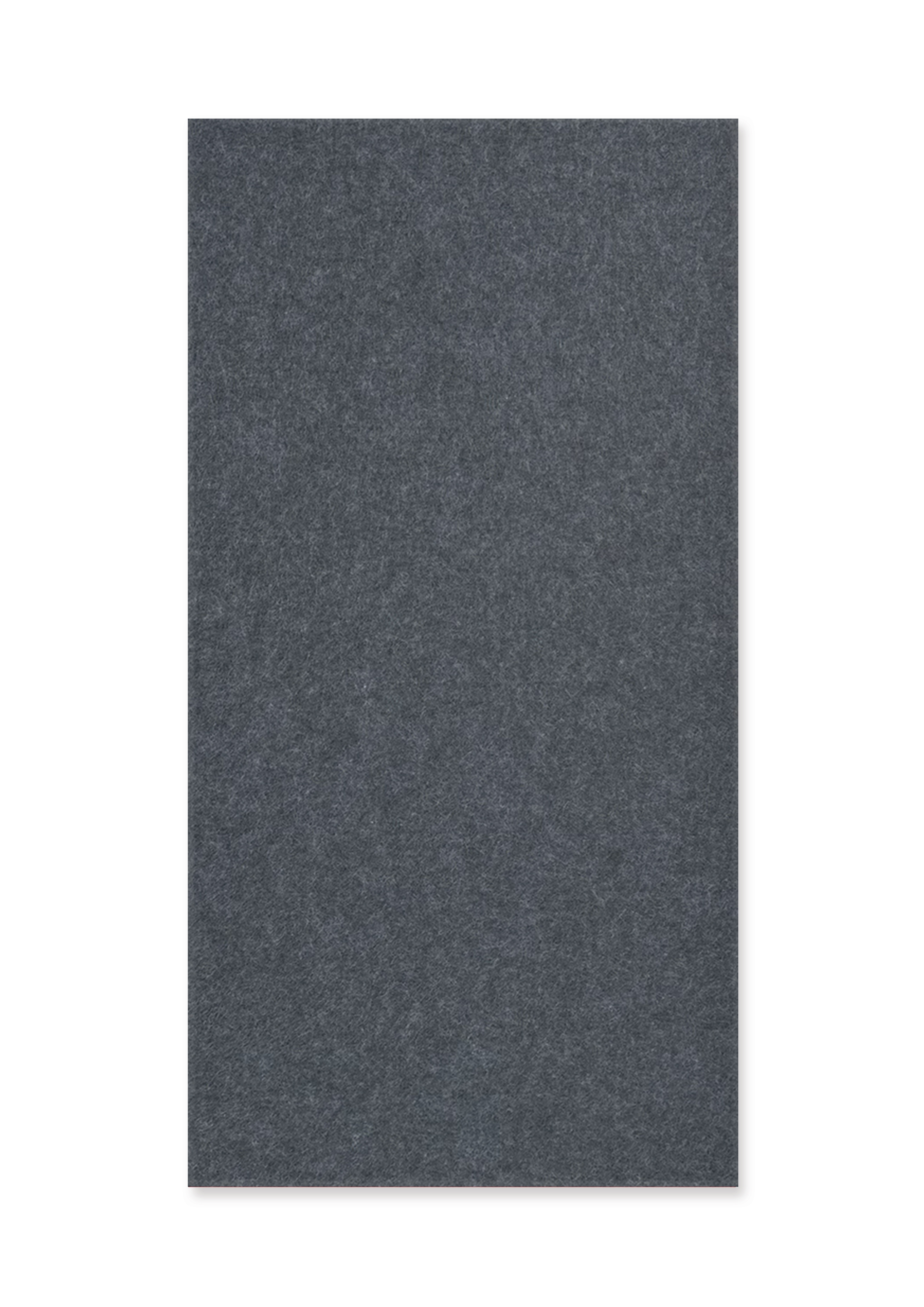 Filz Pad aus recyceltem PET | Modular Wall von Jangal | Urban Grey | Grau | 1040 x 520mm mit Fase