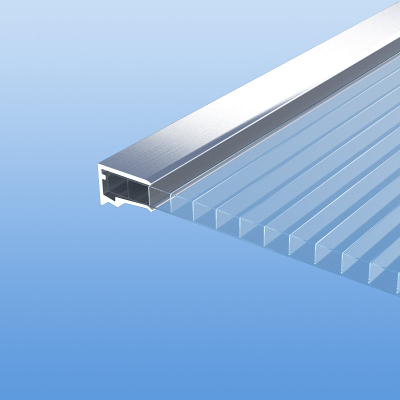 Griffprofil für 4, 6 mm Glasplatten oder 10 mm Plattenmaterial