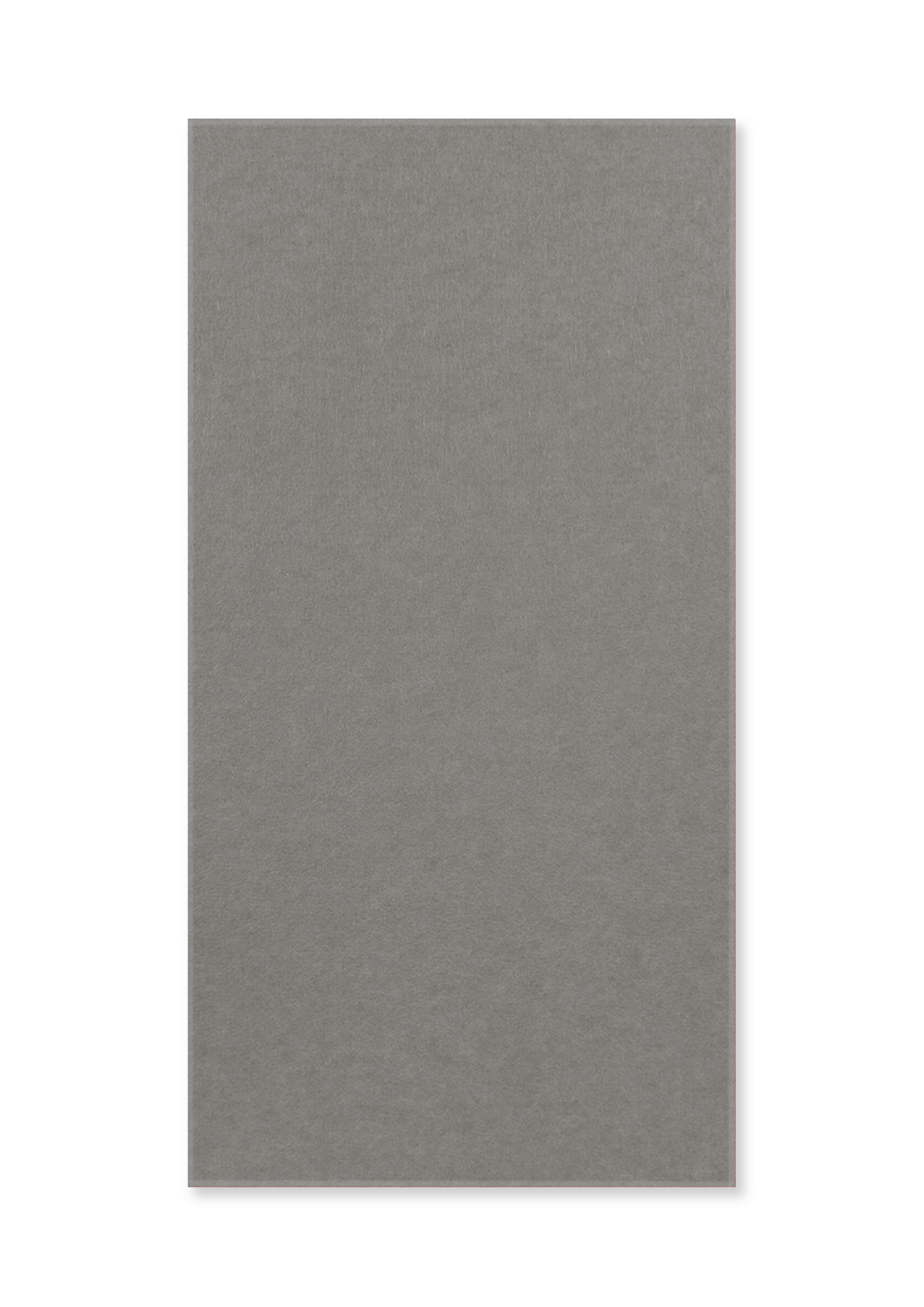 Filz Pad aus recyceltem PET | Modular Wall von Jangal | Stone Grey | Grau | 1040 x 520mm mit Fase