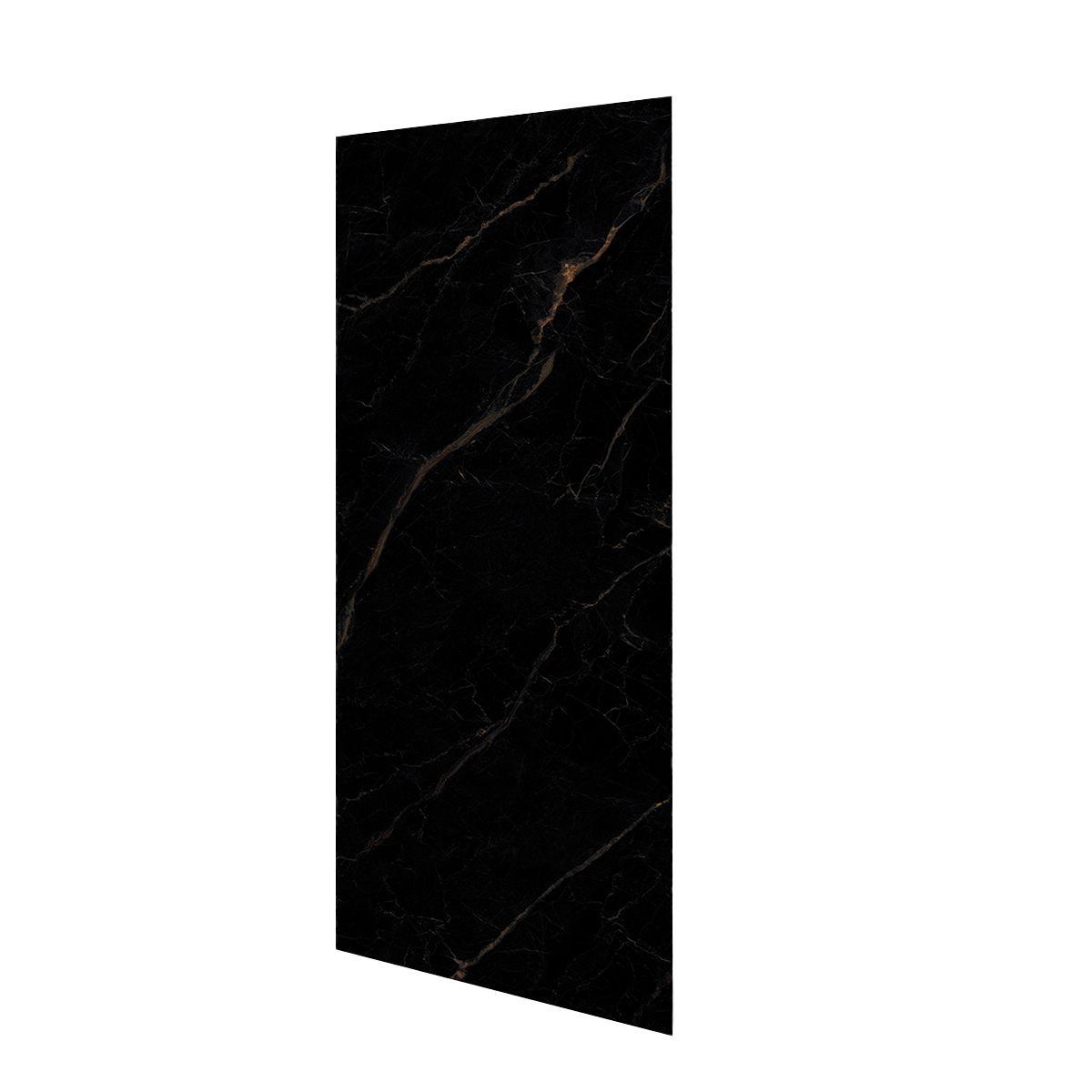 Wandfliese XXL - Check Smart Wall Tile | Marmor Carrara-Schwarz | Matt | 1120 x 3050 x 8 mm