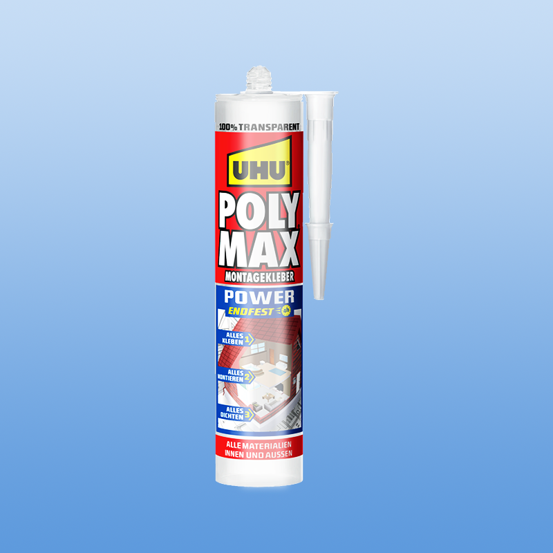 UHU POLY MAX® POWER Kleber transparent