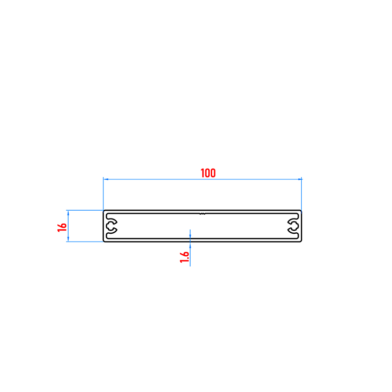 Balkonbretter aus Aluminium 100 mm breit nach RAL - Schwarztöne