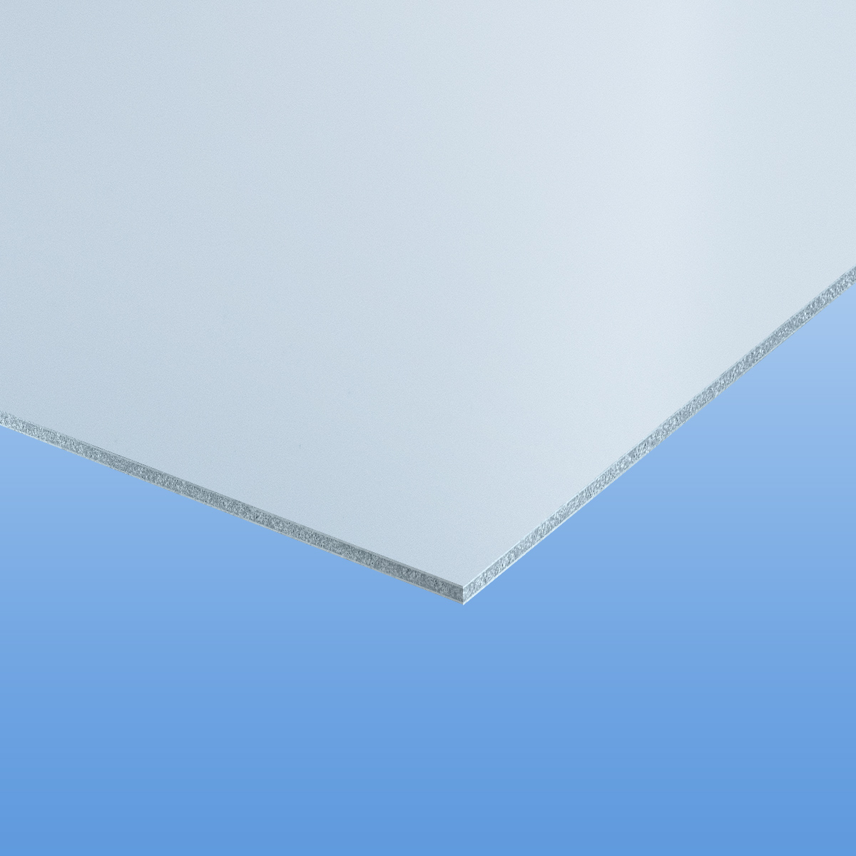 Alucobond plus 4mm in weiß 101 eignen sich für Fassadenverkleidungen an Wohngebäuden und Garagen.