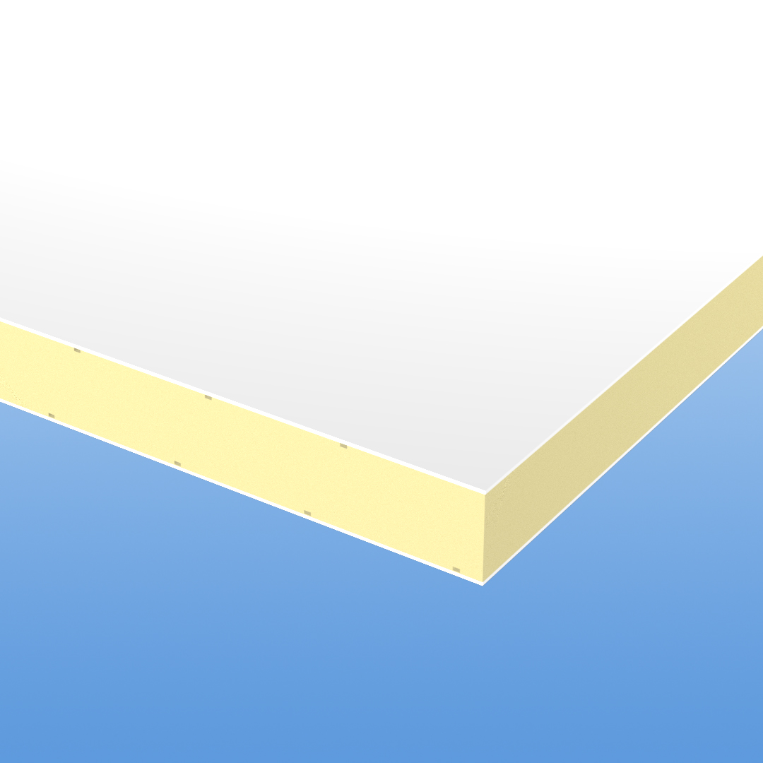 PVC Sandwichelemente 16mm in weiß