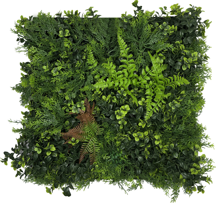 Design Flora Wandpaneel | Modular Wall von Jangal | Green Mixed Feral | 520 x 520mm