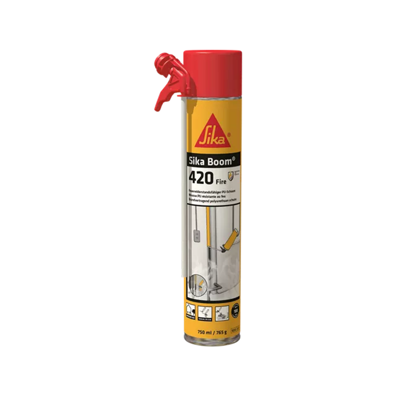 Sika Boom® - 420 Fire - 750ml Dose - Farbton pink