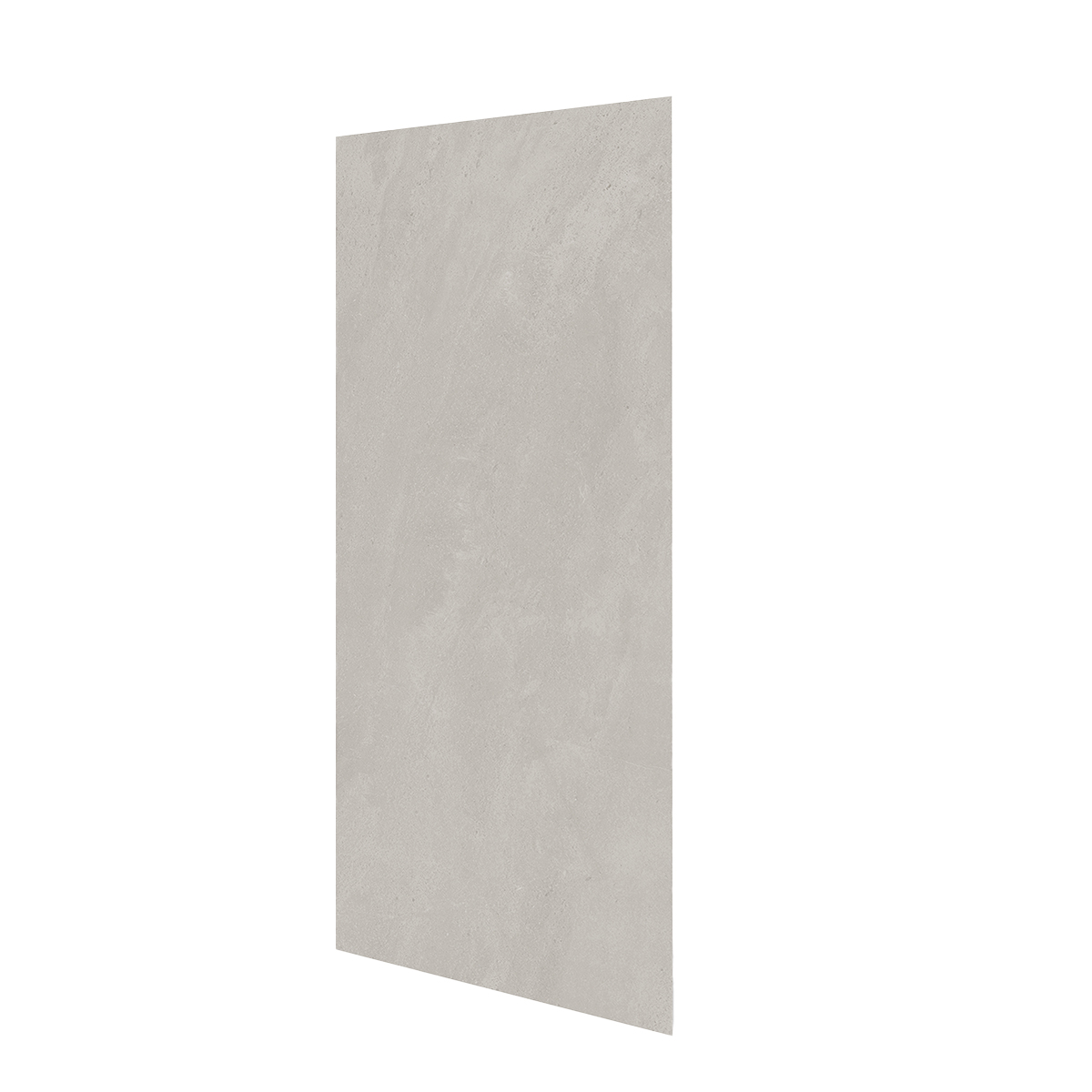 Wandfliese XXL - Check Smart Wall Tile | Sichtbeton Zement-Grau | Hochglanz | 1120 x 3050 x 8 mm