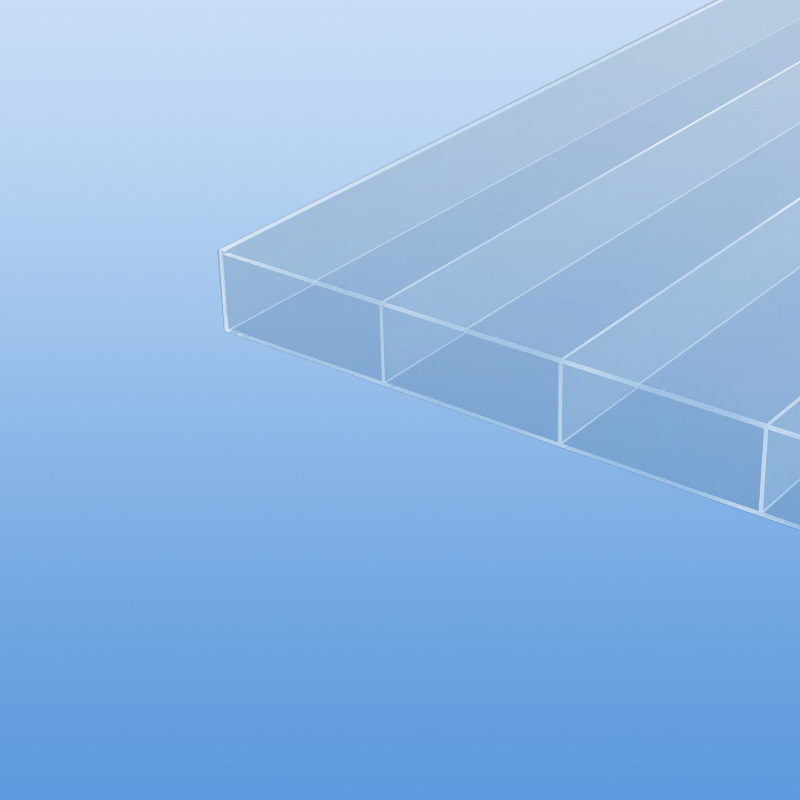 Stegplatten aus Acrylglas 16mm farblos transparent