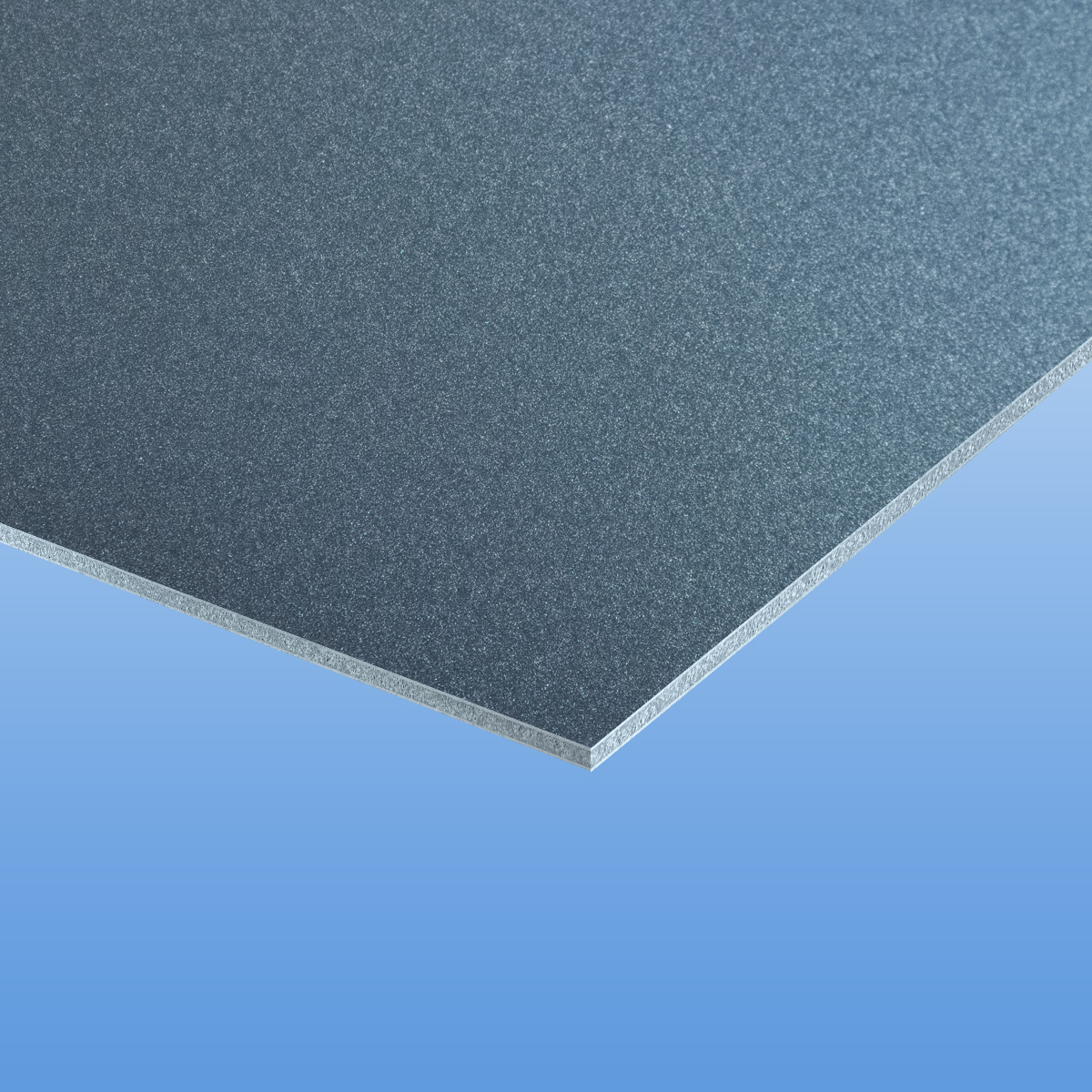 Alucobond plus 4mm in dunkelgraumetallic 505 eignen sich für Fassadenverkleidungen an Wohngebäuden und Garagen.