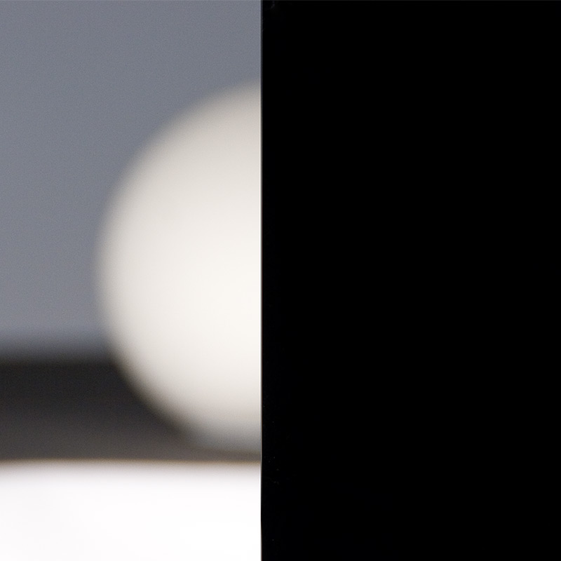 Acrylglas GS 3 mm schwarz einseitig satiniert
