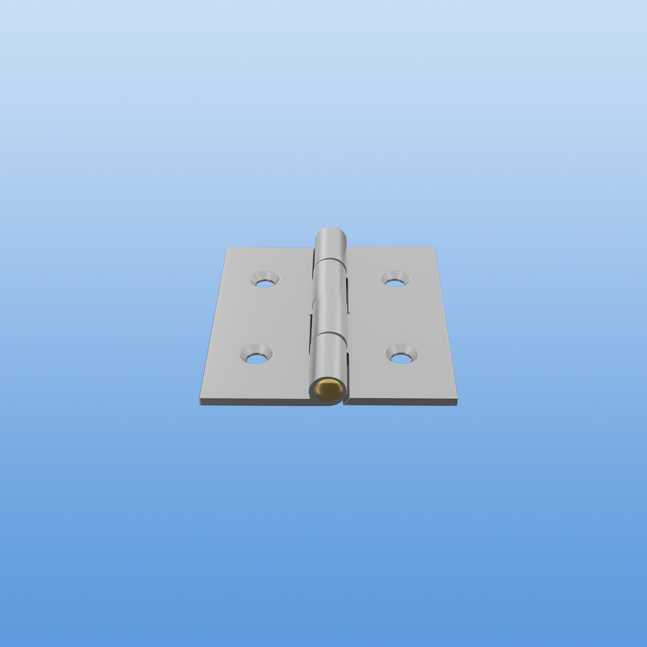 Möbelscharnier 40×40 mm – Stahl verzinkt