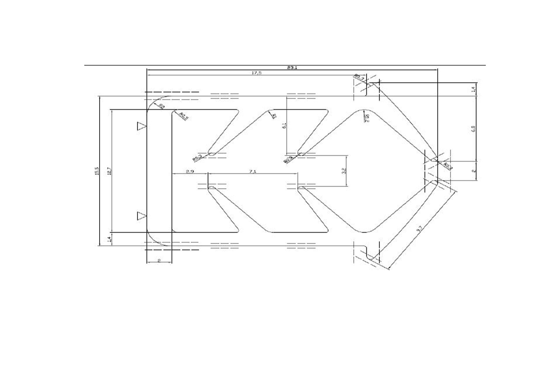 Einfassdichtung für 16mm Profile