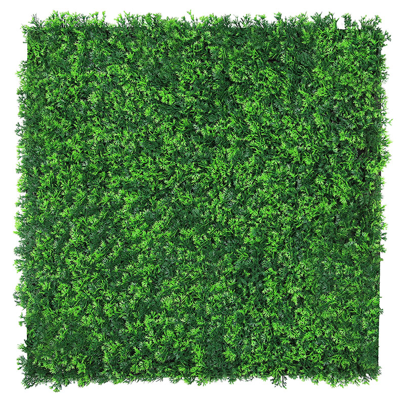 Design Flora Wandpaneel | Modular Wall von Jangal | Mixed Green Design Grass | 520 x 520mm
