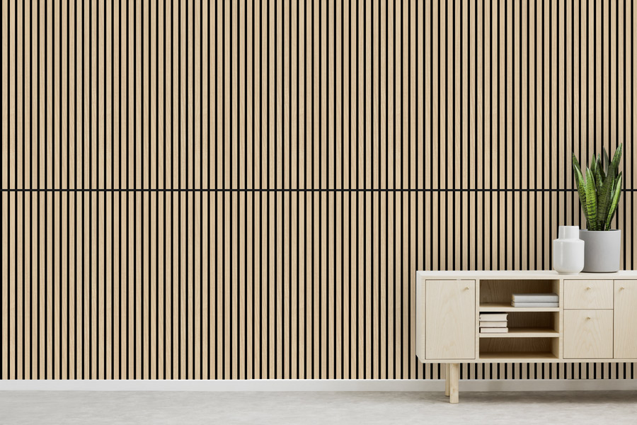 Jangal Modular Wall – Modernes Akustikpaneel in Fanal Oak