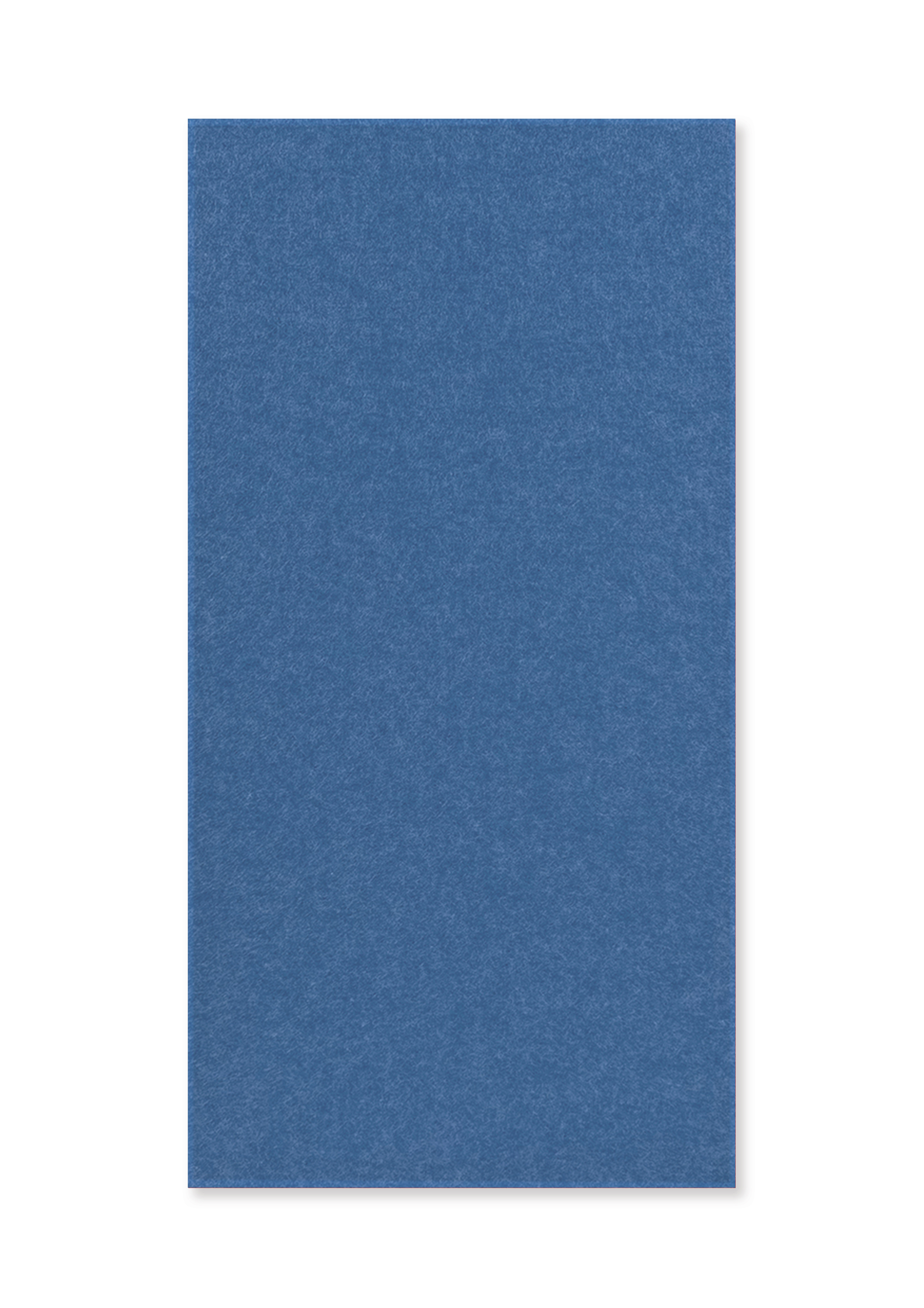 Filz Pad aus recyceltem PET | Modular Wall von Jangal | Ocean Blue | Blau | 1040 x 520mm mit Fase