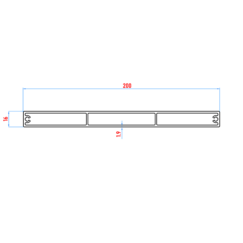 Balkonbretter aus Aluminium 200 mm breit in Holzoptik