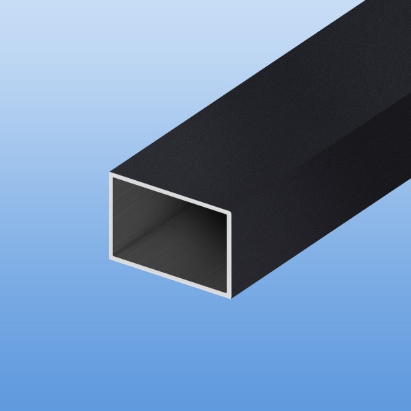 "Vierkantrohr aus Aluminium in Schwarz Quadratrohr und Rechteckrohr"